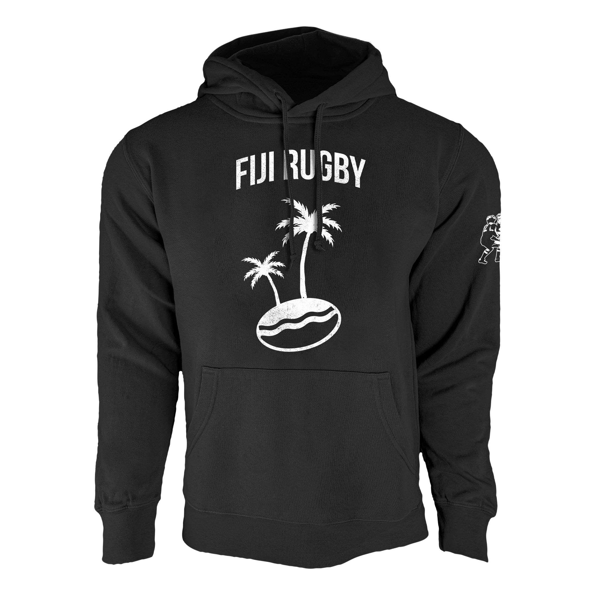 Fiji Rugby Logo Hoodie - Official Team Merchandise for Fans - Perfect for Game Day & Casual Wear