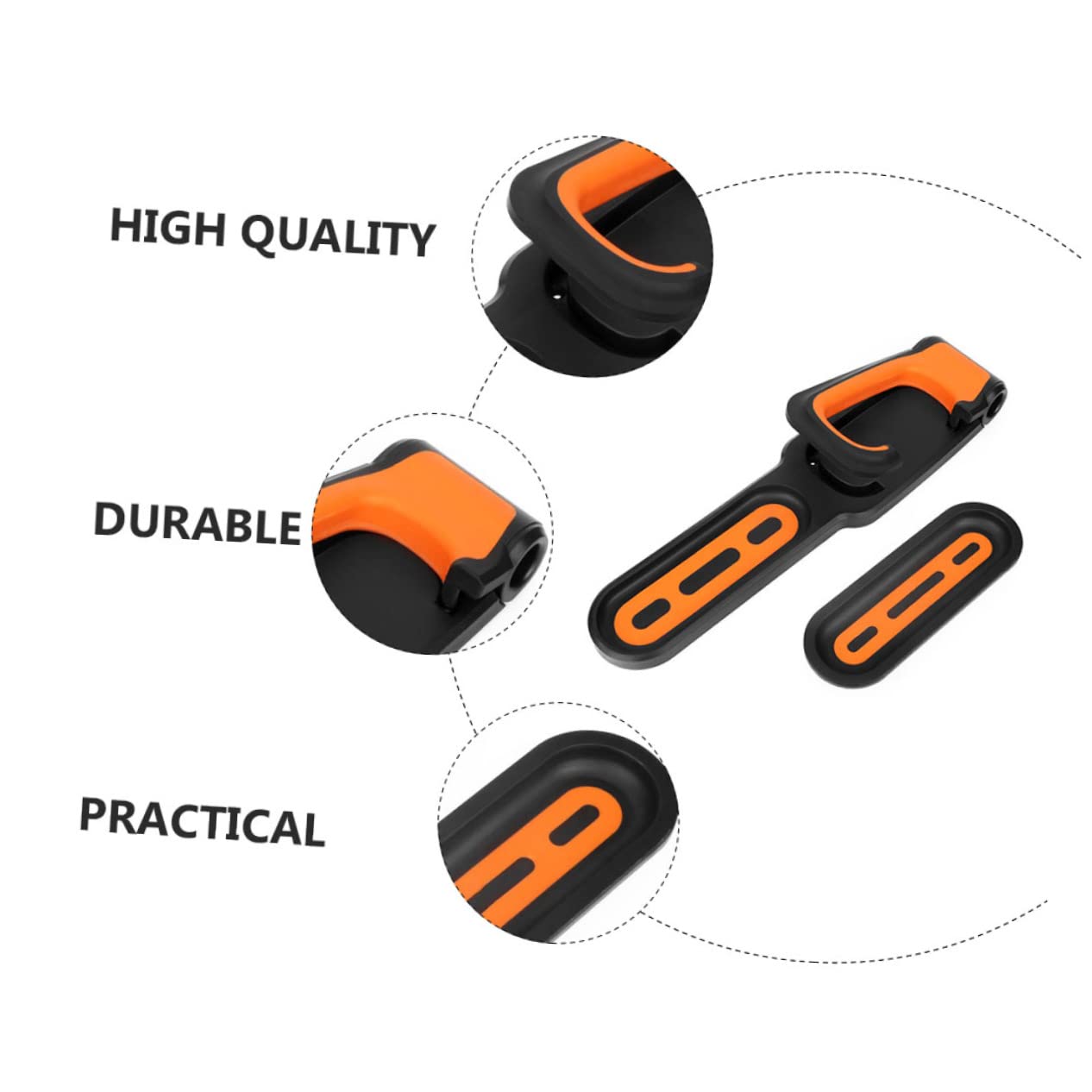 KICHOUSE Heavy Duty Foldable Bike Hook & Display Rack - Wall Mounted Clothes Hanger for Bikes, Jackets & Gear - Perfect for Garage, Bedroom & Retail Store Organization