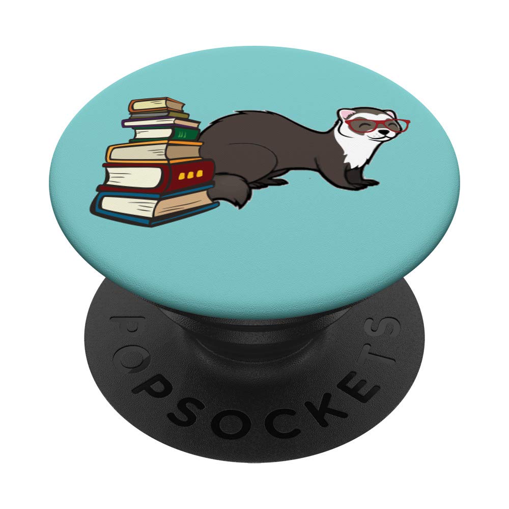 Ferret PopSockets PopGrip - Interchangeable Phone Grip & Stand for iPhone, Samsung, Smartphones | Perfect for Selfies, Video Calls & Secure Phone Handling