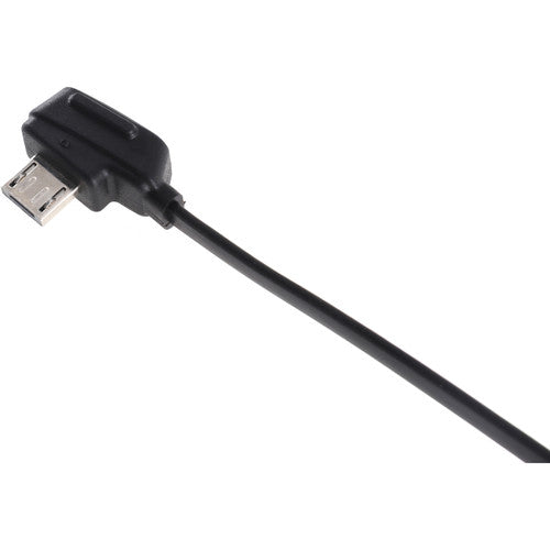 Original Mavic Part4 RC Cable with Reverse Micro USB Connector - Compatible with DJI Drones - Perfect for Aerial Photography and FPV Racing