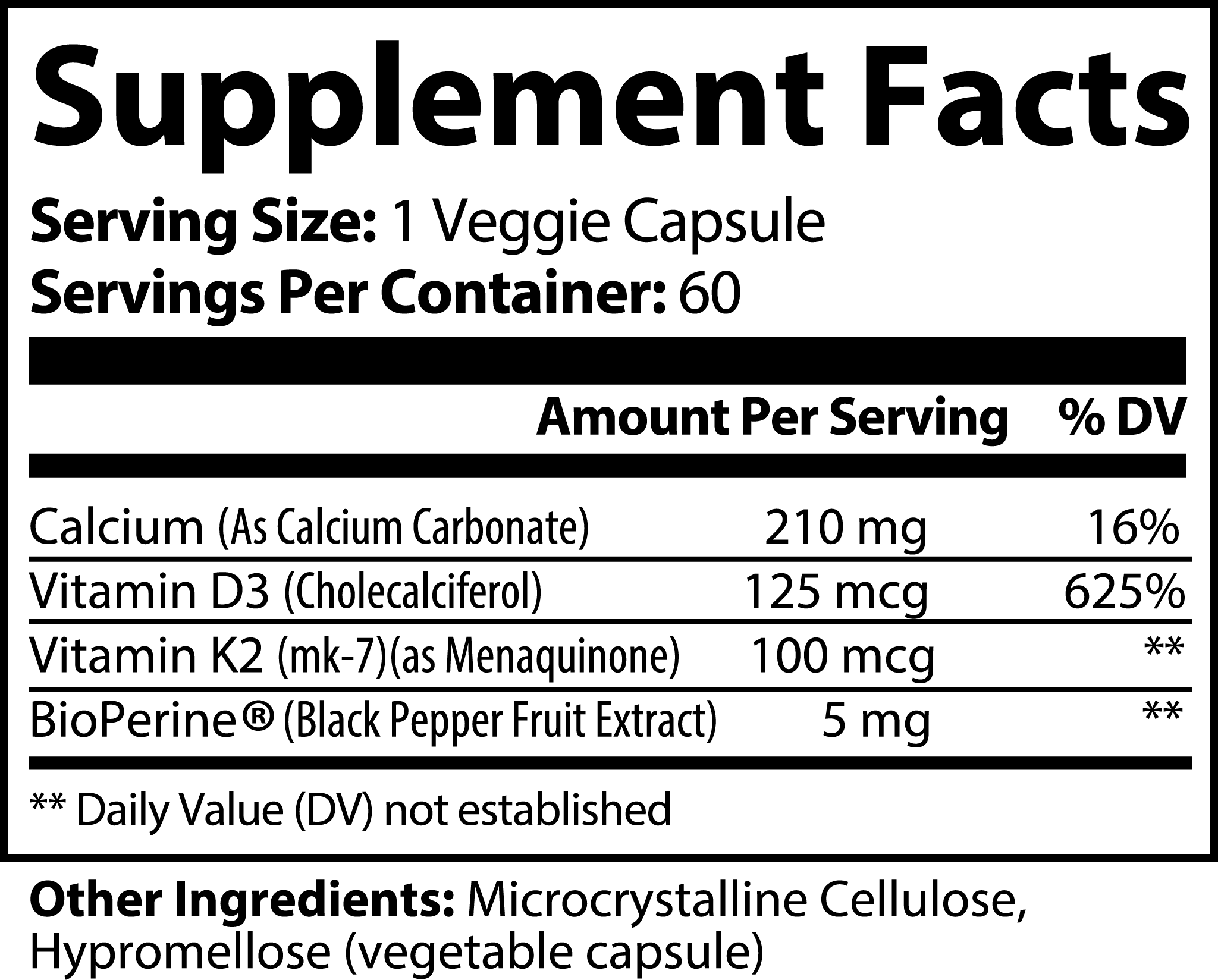 Premium Bone & Heart Health Supplement - Supports Strong Bones & Cardiovascular Wellness - Ideal for Active Lifestyles & Senior Care