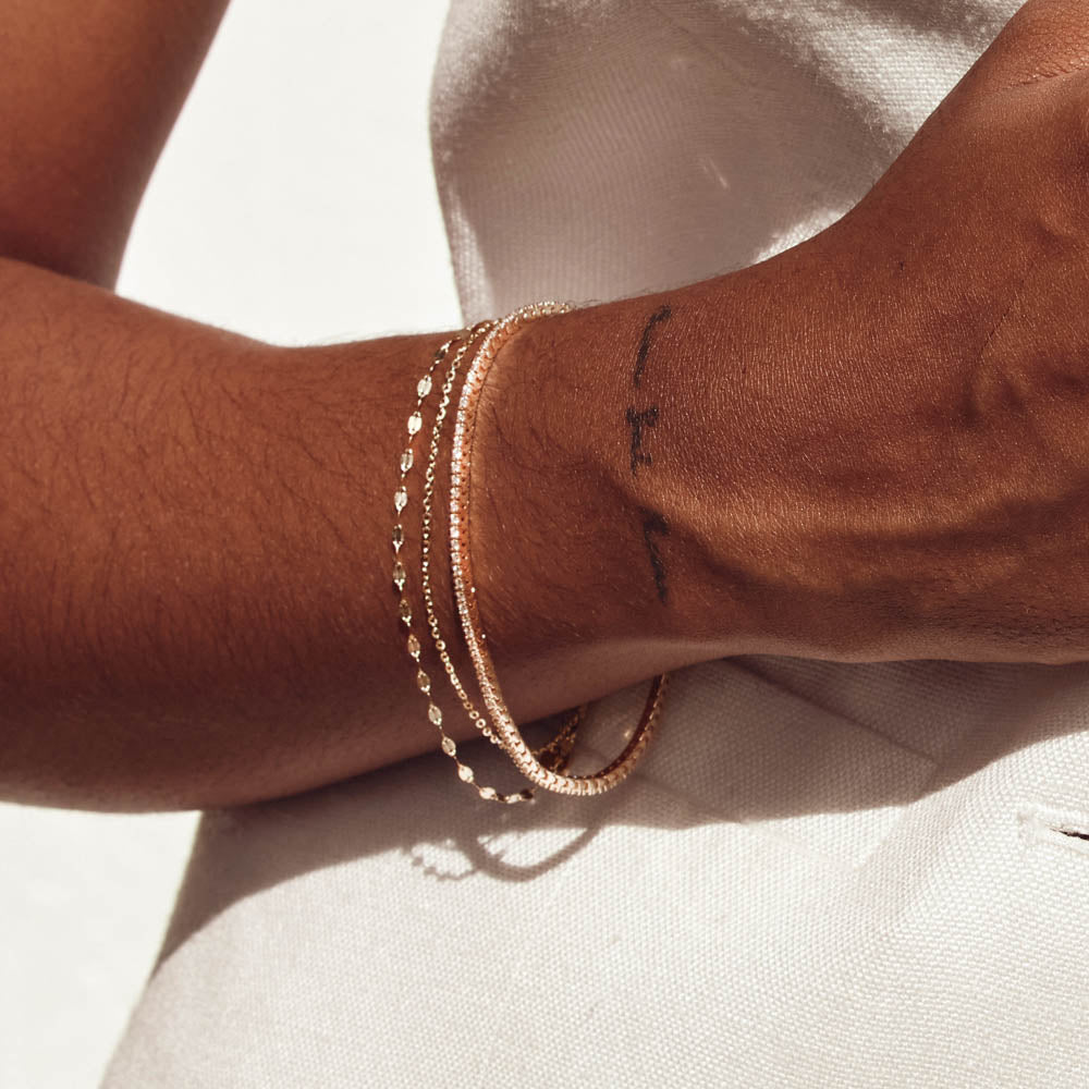 10K Gold Diamond Tennis Bracelet for Women - Elegant & Timeless Jewelry Gift for Anniversary, Wedding, or Special Occasions
