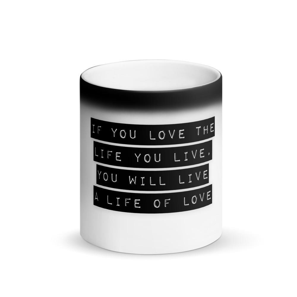 Matte Black Magic Coffee Mug - Premium Ceramic Travel Mug for Coffee & Tea Lovers - Perfect for Home, Office & Outdoor Adventures