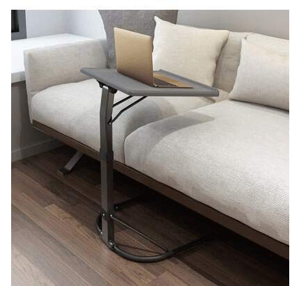 Adjustable Folding Laptop Desk for Bed & Sofa - Portable Notebook Computer Stand with Height Adjustment, Gray - Perfect for Home Office, Remote Work & Bedside Study