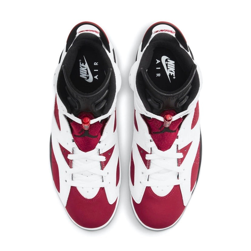 Air Jordan 6 Retro White Carmine Black 2021 - Men's Basketball Shoes for Casual Wear & Sneaker Collection | Perfect for Street Style & Sports Enthusiasts
