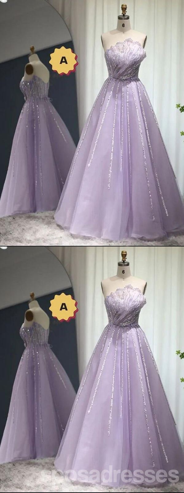 Elegant Purple A-Line Strapless Maxi Long Prom Dress for Women - Formal Evening Gown for Homecoming, Wedding, and Special Occasions