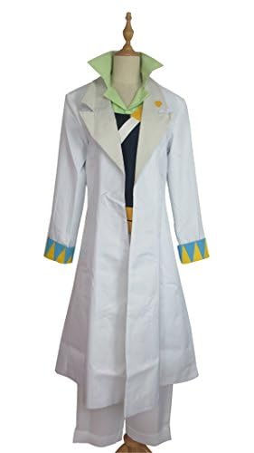 Jotaro Kujo White Uniform Cosplay Costume - Stardust Crusaders Battle Outfit (Male Size L) | Perfect for Anime Conventions, Halloween & JoJo's Bizarre Adventure Fan Events