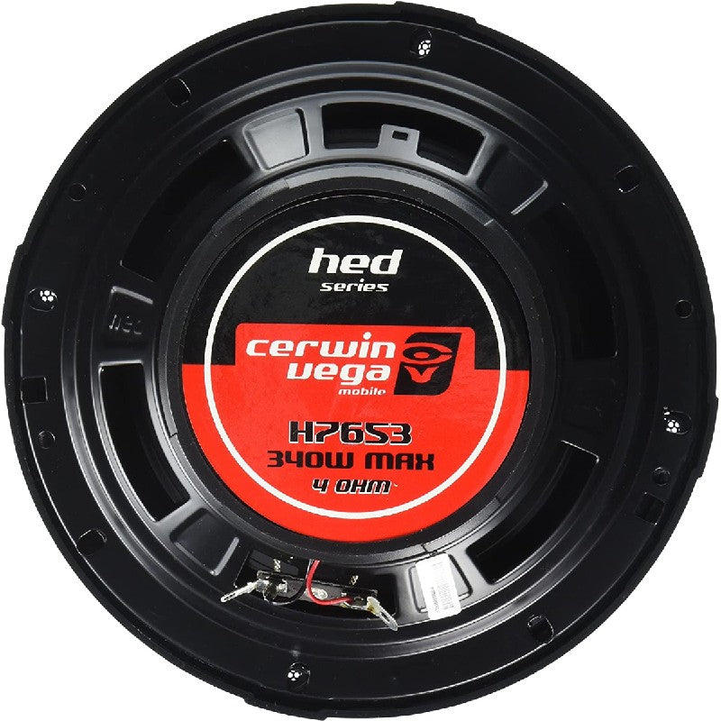 Cerwin Vega H7653 6.5 Inch 3-Way Coaxial Car Speakers - 680W Max Power, 120W RMS - Premium Sound for Cars, Trucks & SUVs - Ideal for Upgrading Factory Audio Systems (Open Box)