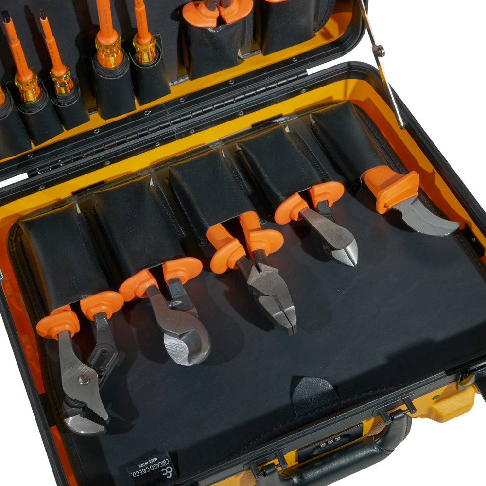 Klein Tools 33525 13-Piece Insulated Utility Tool Kit - Professional Electrician Tools for Home Repair & Electrical Work