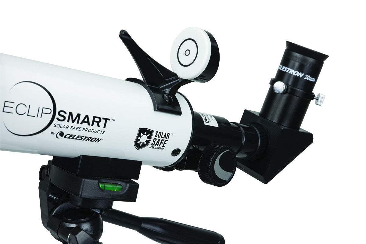 EclipSmart Travel Solar Scope 50 Refractor Telescope - Portable Solar Observation for Kids & Adults - Perfect for Travel, Camping & Astronomy Enthusiasts