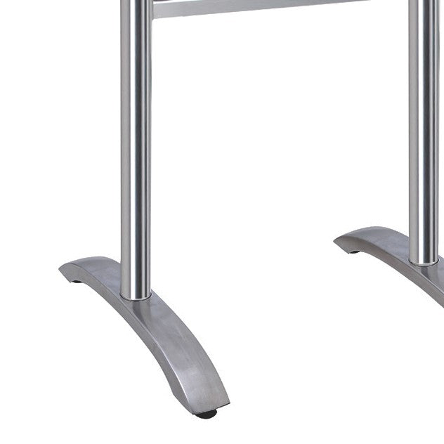 YW ATB 016 Aluminum Dining Table Base - 28.3 Inch Height - Sturdy Metal Table Legs for Kitchen, Restaurant & Outdoor Dining Furniture