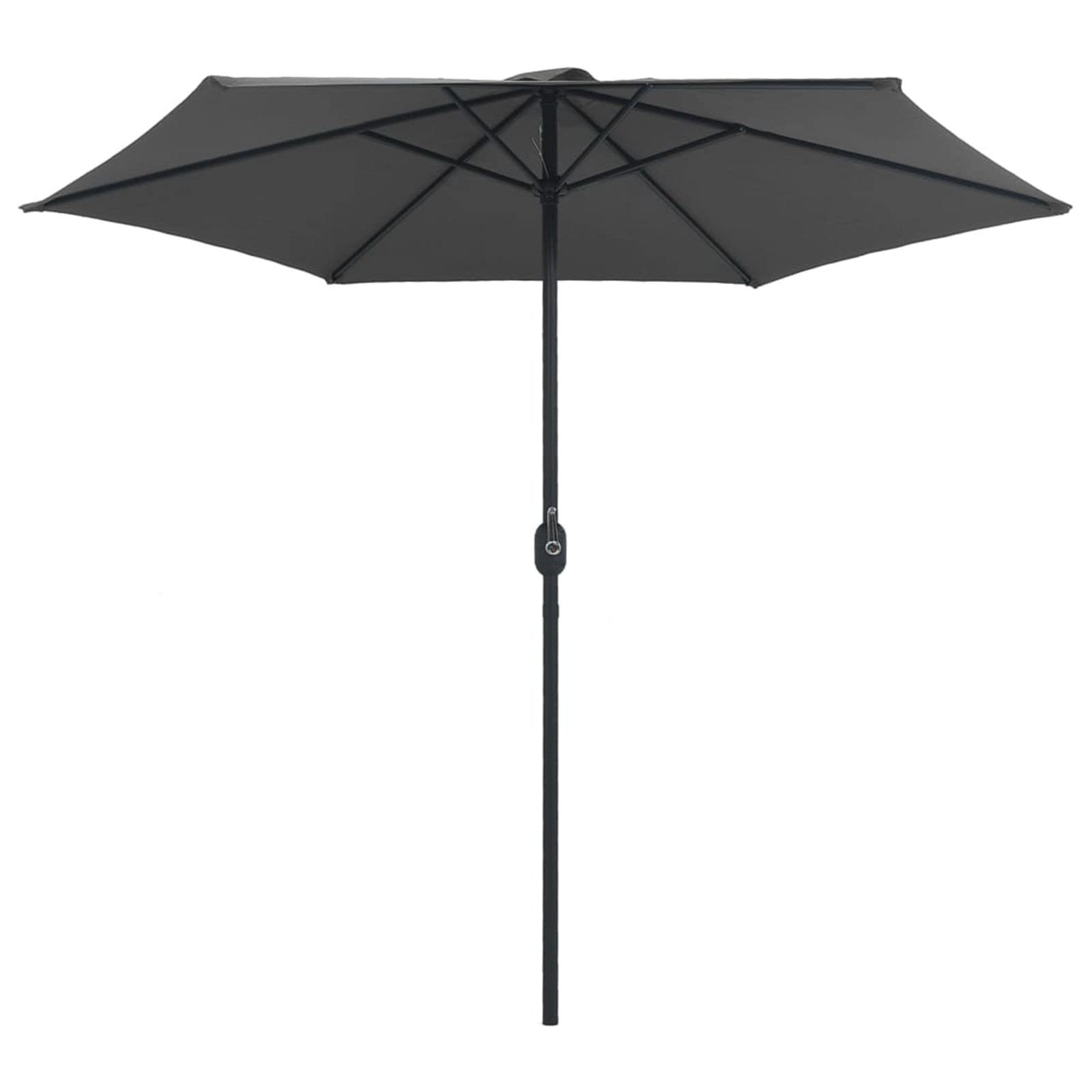 **Windproof LED Patio Umbrella with Sunbrella Fabric - Large Rectangular Outdoor Shade Umbrella for Backyard, Garden, Deck, Picnic & Poolside Relaxation**