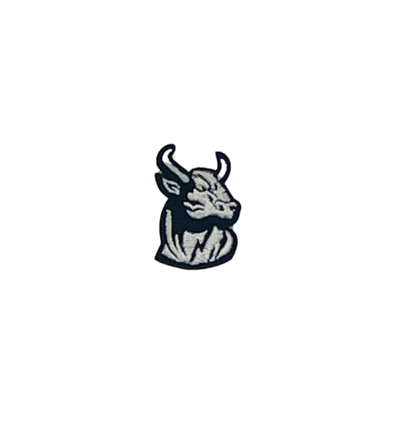 Rock'em Bull Hat Patch 2025 - American Flag & Patriotic Embroidered Iron-On Patch for Caps, Jackets & Bags - Perfect for 4th of July, Veterans Day & Country Pride Events