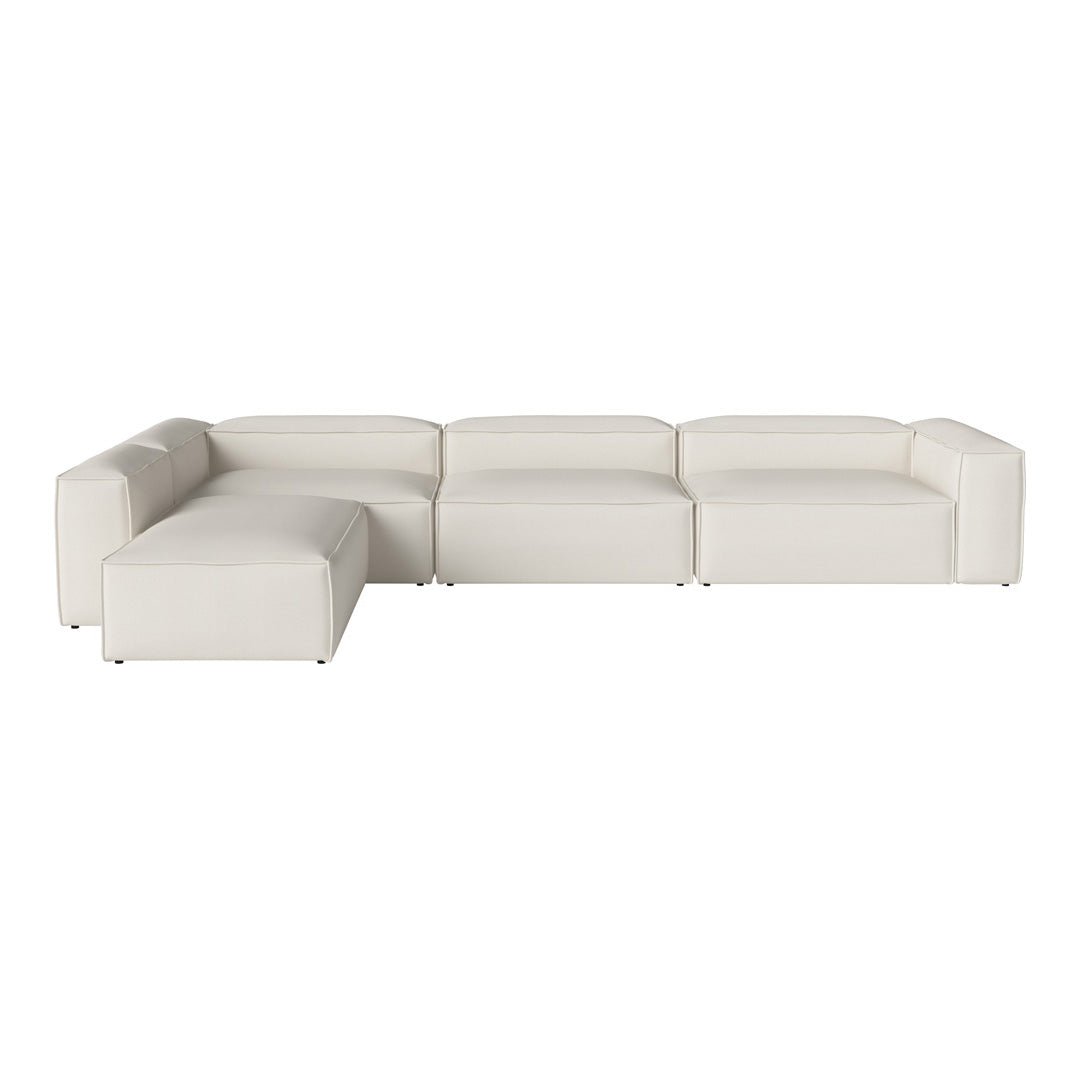 Cosima Corner Sofa with Open End - Modern L-Shaped Sectional Couch for Living Room, Lounge & Small Spaces - Comfortable Fabric Upholstery, Sturdy Frame - Perfect for Apartments, Family Gatherings & Relaxation