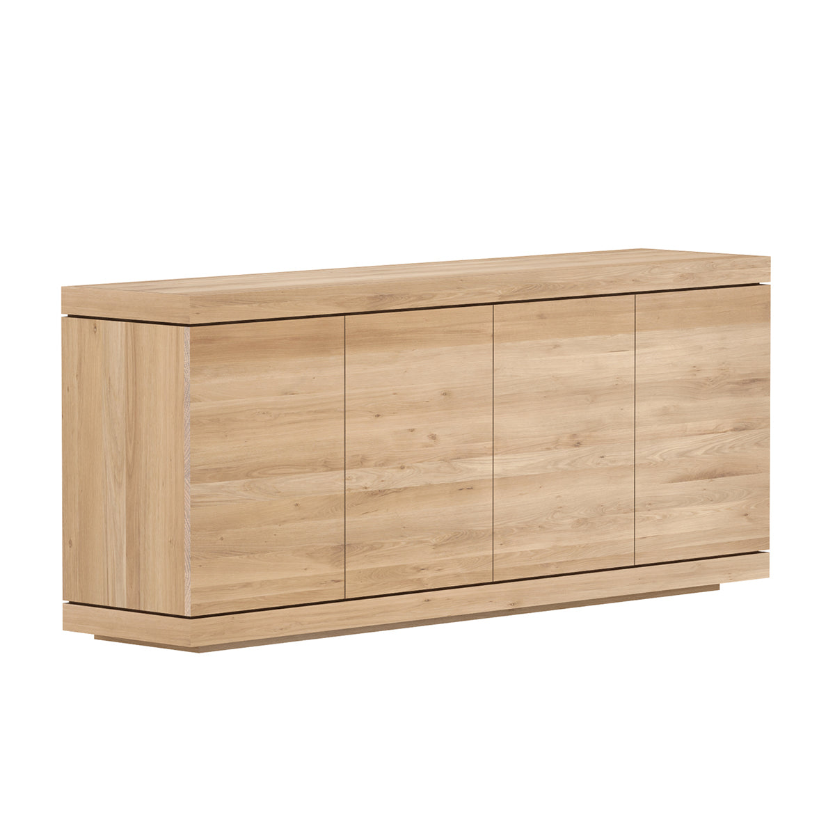 4-Door Sideboard Buffet Cabinet - Modern Storage for Dining Room, Living Room & Entryway - Perfect for Organizing Dishes, Linens & Home Decor