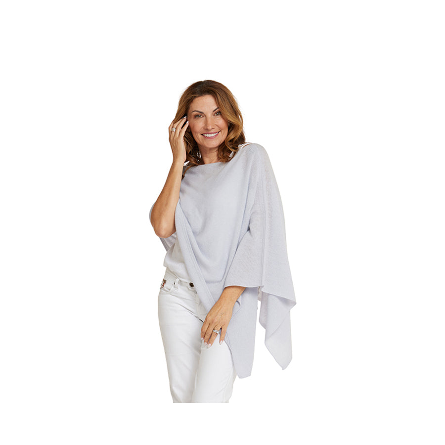 Luxury Cashmere Classic Topper Blanket - Soft Dove Gray Winter Throw for Bed, Sofa & Travel - Cozy Home & Office Comfort