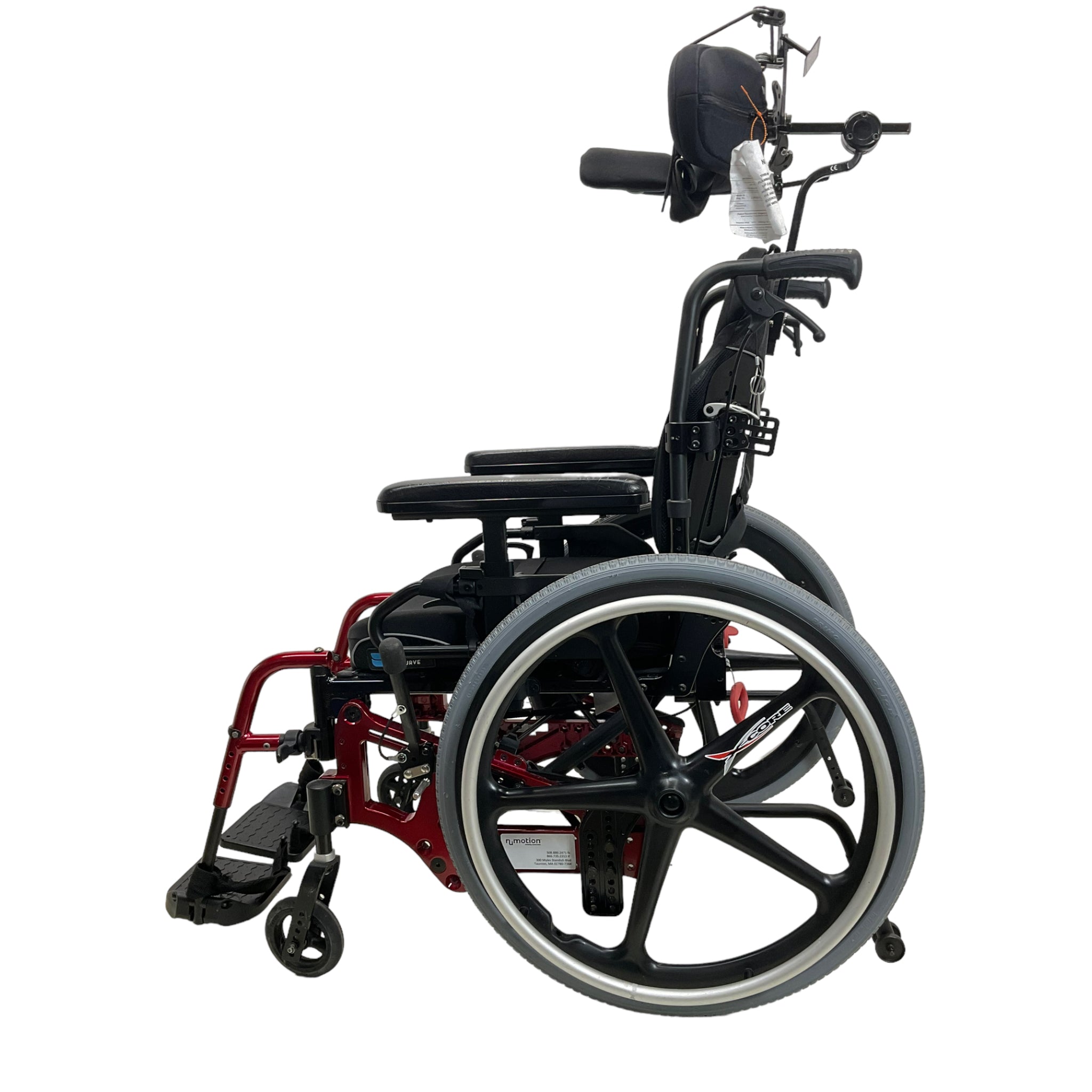 Ki Mobility Liberty FT Tilt In Space Manual Wheelchair - 16 x 18 Inch Seat with Adjustable Head Support | Lightweight & Durable Mobility Aid for Home, Travel & Daily Use