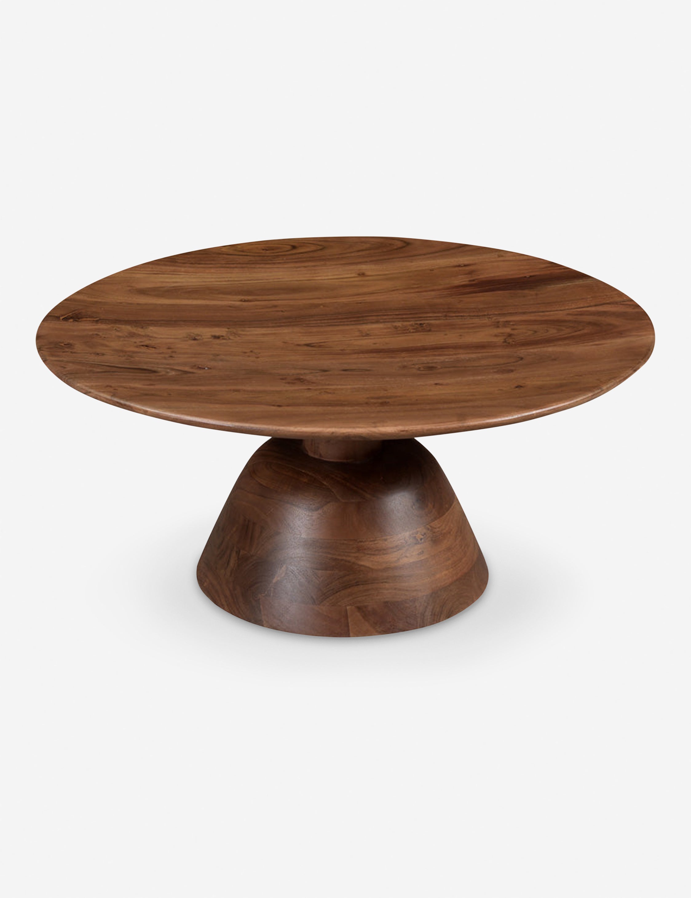 Dalton Round Coffee Table - Modern Wooden Living Room Center Table for Home Decor | Perfect for Living Room, Lounge & Office Use