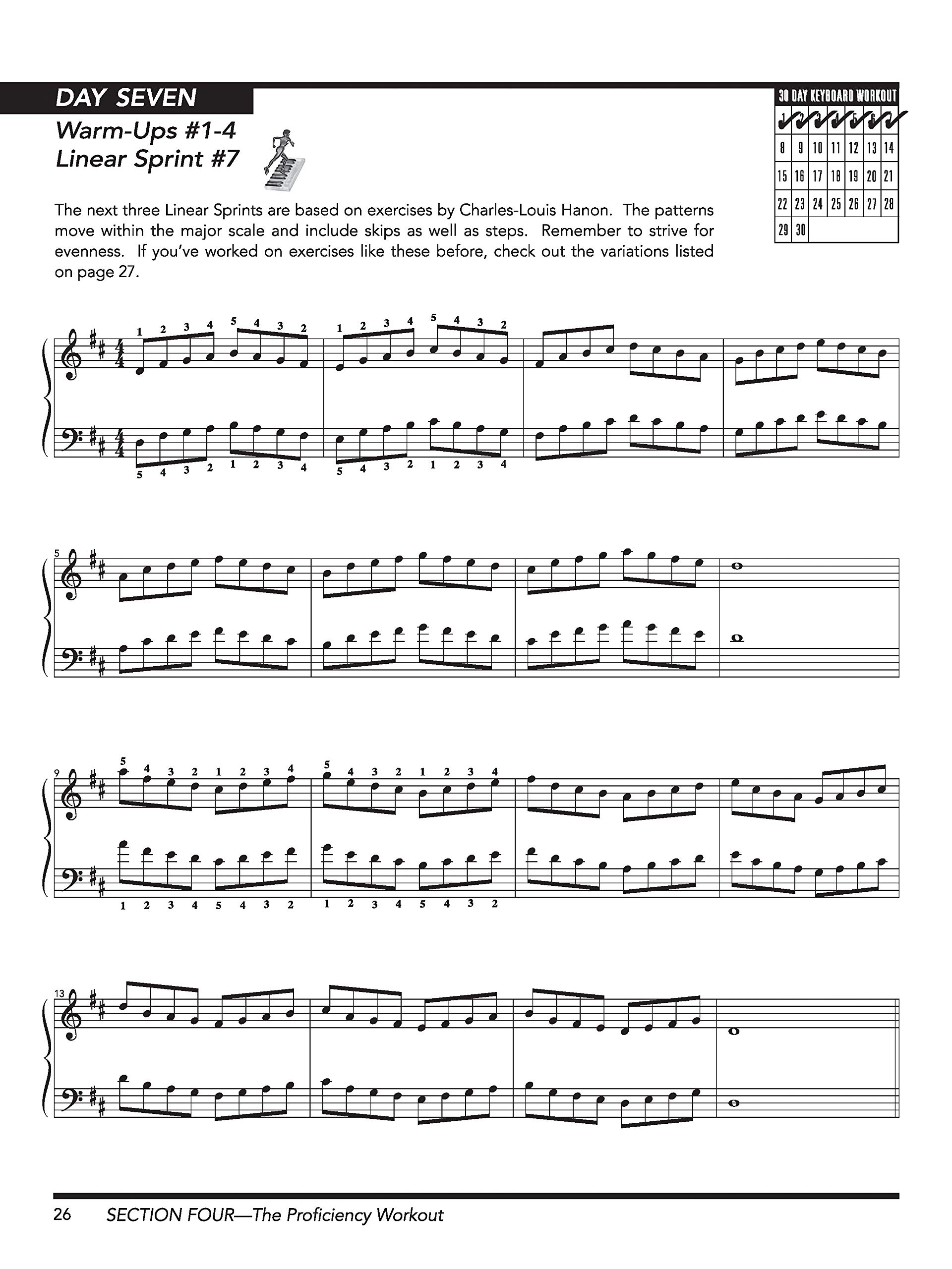 30-Day Keyboard Workout: Piano & Keyboard Exercise Plan for Musicians - Improve Skills for Performances, Practice & Music Lessons