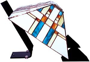 Stained Glass Lamp Wedge Support - Premium Glass Crafting Supplies for DIY Tiffany Lamps - Perfect for Mosaic Art, Home Decor & Lighting Projects