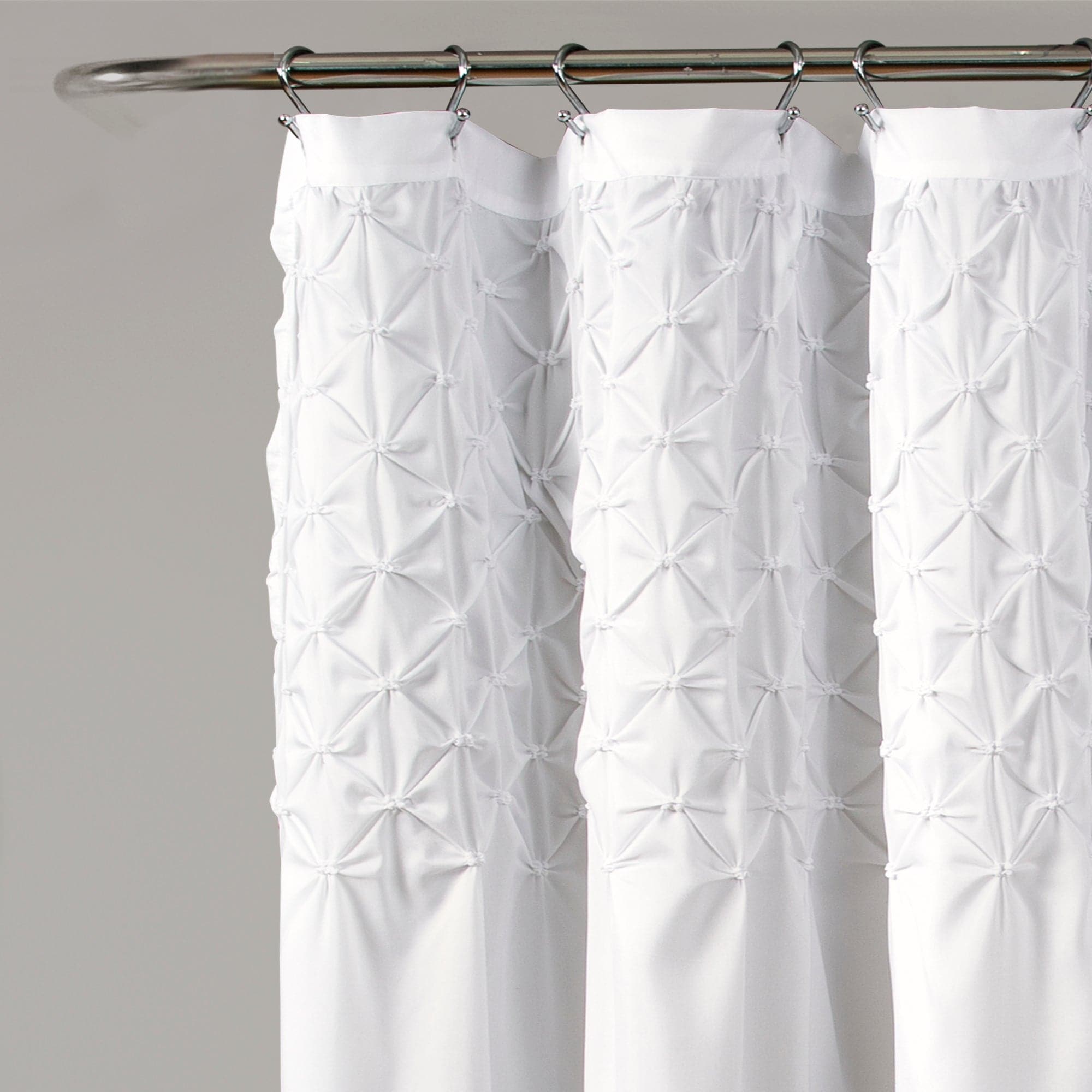 Bayview Waterproof Polyester Shower Curtain with Hooks - Elegant Bathroom Decor for Modern Homes, Perfect for Bathrooms, Showers, and Spa Retreats