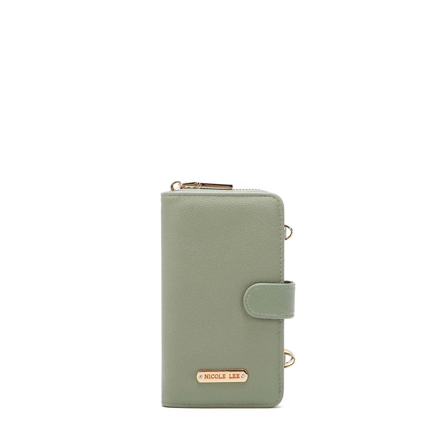 2-Piece Solid Phone Case with Crossbody Wallet - Stylish & Secure for iPhone & Samsung - Perfect for Travel, Shopping & Everyday Use