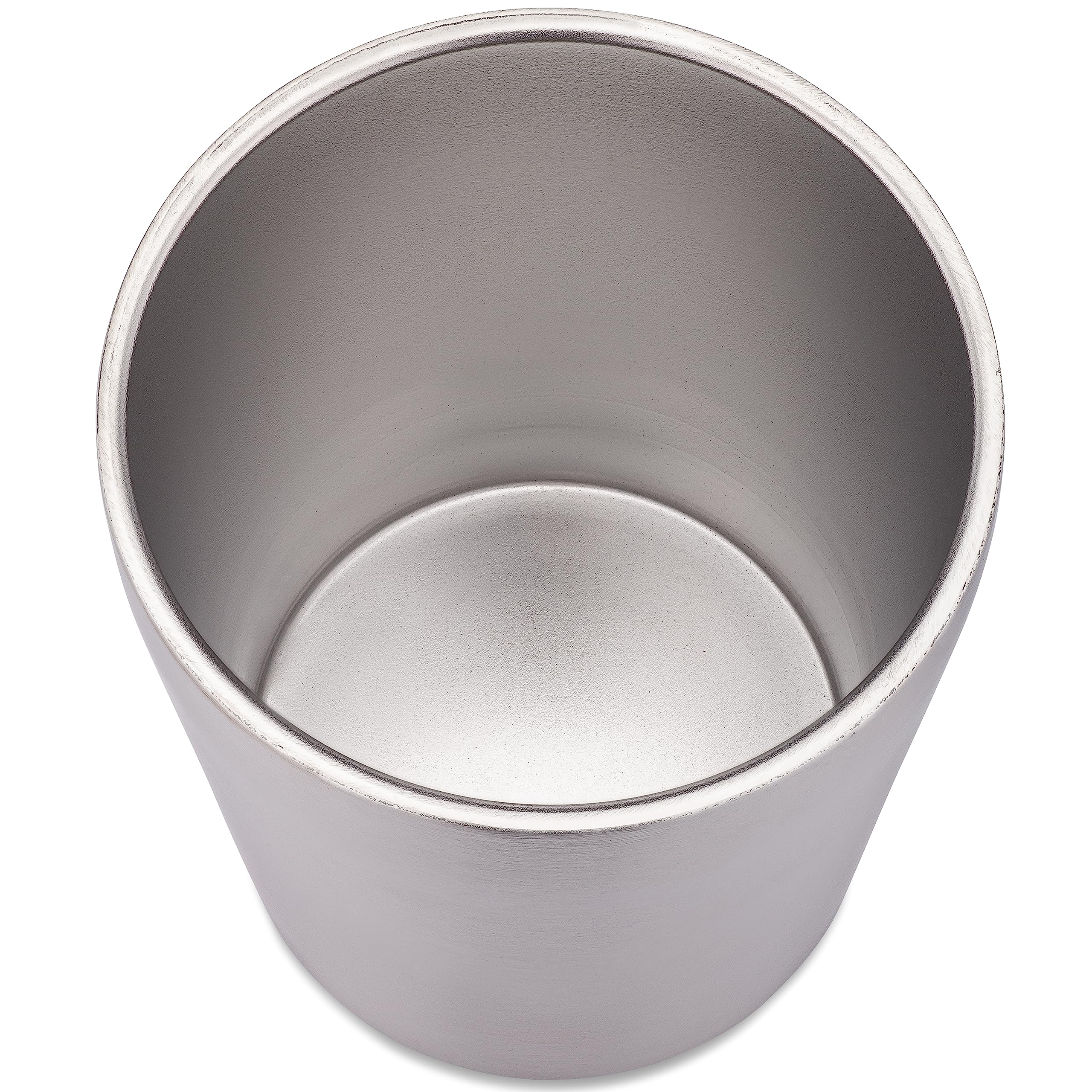 COLETTI Scouts Stainless Steel Kids Drinking Cups - 6oz Set of 4, BPA-Free Unbreakable Metal Cups with Smooth Rim for Safety, Dishwasher Safe Reusable Camping & Travel Cups for Boys Girls