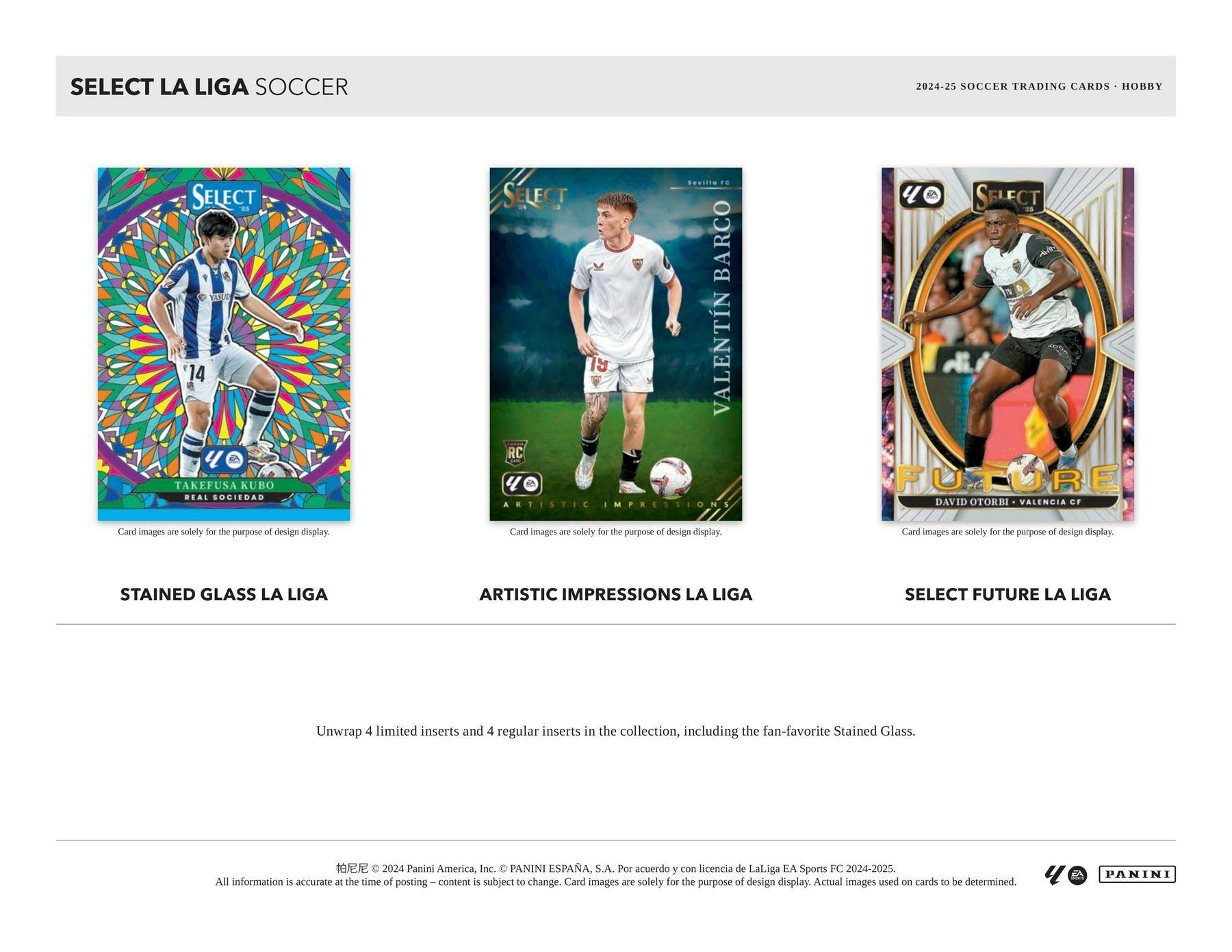 2024-2025 Panini Select La Liga Soccer Hobby Box - Premium Trading Cards for Collectors & Fantasy League Fans - Perfect for Gifts, Investments & Game Nights