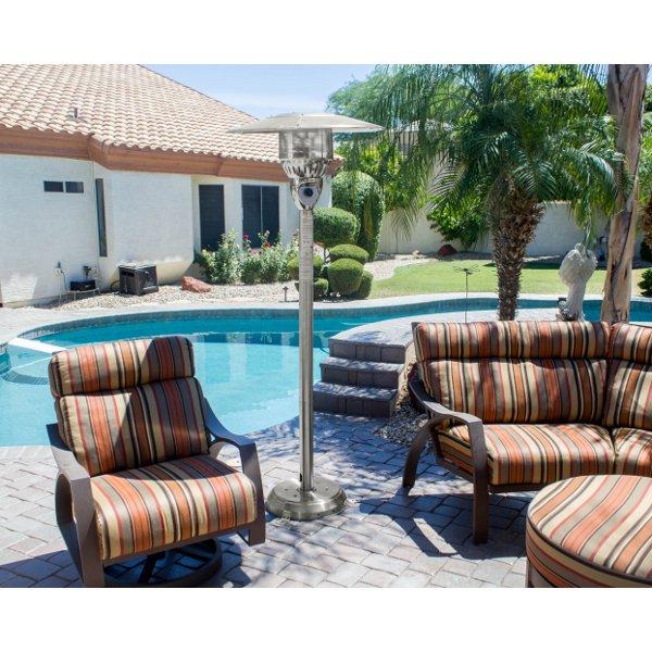 Outdoor Patio Heater with Natural Gas - Powerful & Energy Efficient for Backyard, Deck, and Restaurant Use