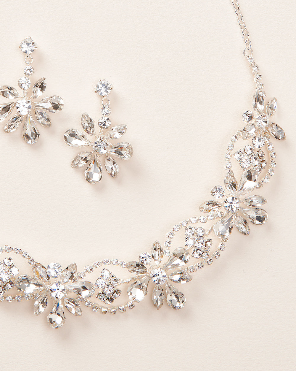 Charlize Sterling Silver Jewelry Set for Women - Elegant Necklace & Earrings Gift Set | Perfect for Weddings, Parties & Everyday Wear