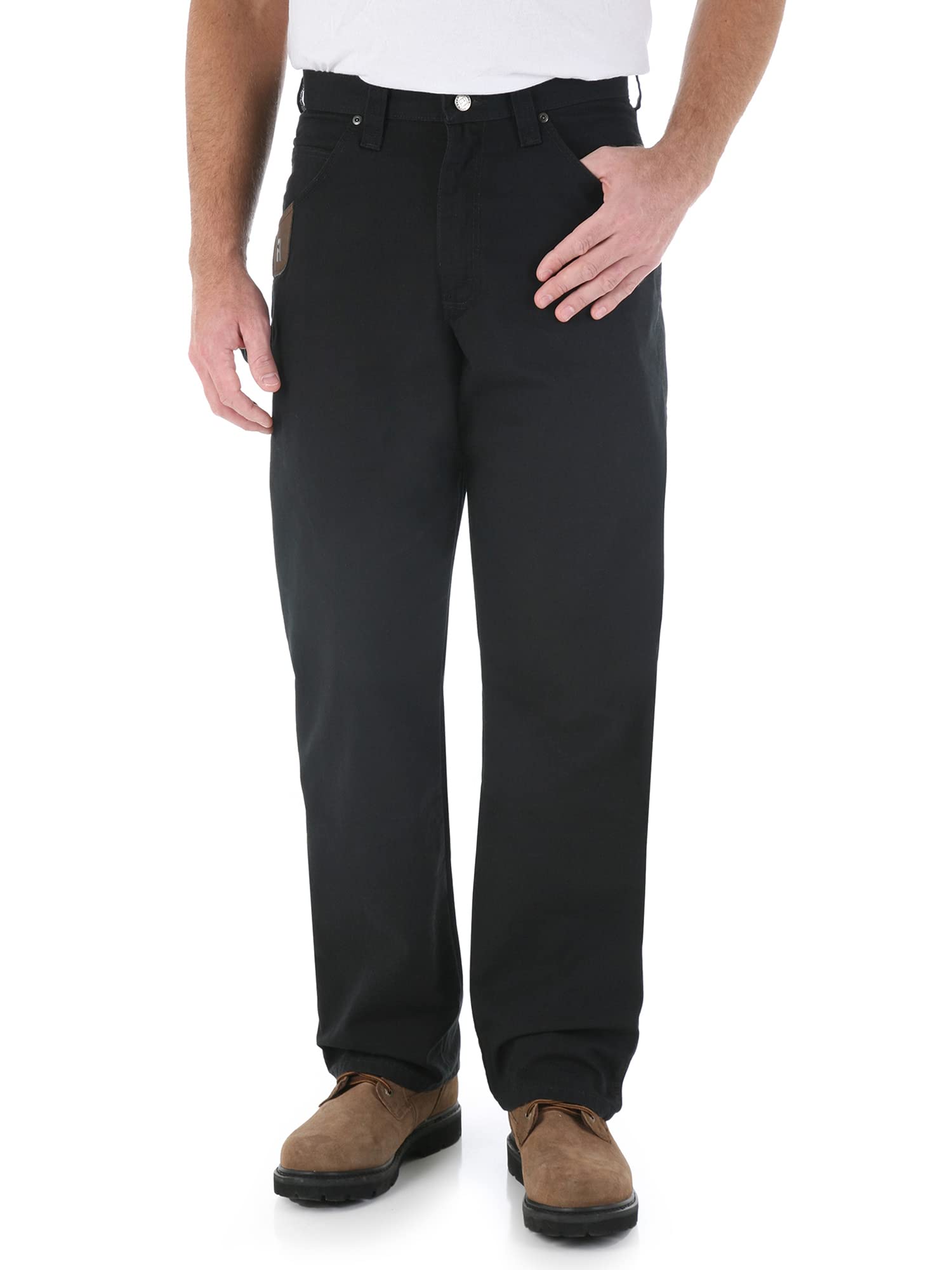 Wrangler Riggs Workwear Men's Ripstop Carpenter Jean Durable Work Pants for Construction, Carpentry & Outdoor Jobs - Heavy Duty Comfort & Flexibility