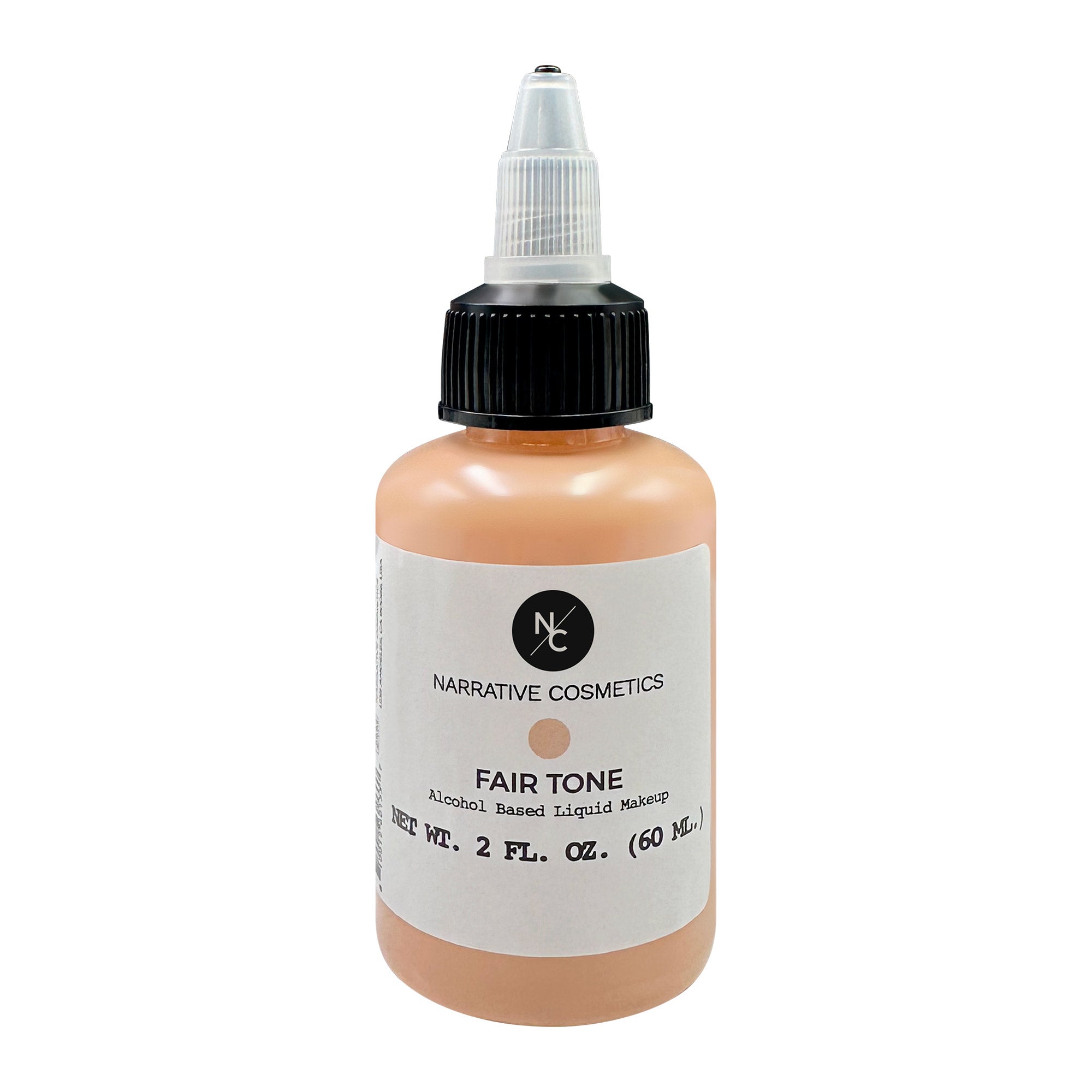 Flesh Tone Alcohol Airbrush Paints - 2 fl oz (60ml) Professional Body Art & Cosmetic Makeup for Face Painting, Tattoo Practice, Special FX - Perfect for Halloween & Cosplay