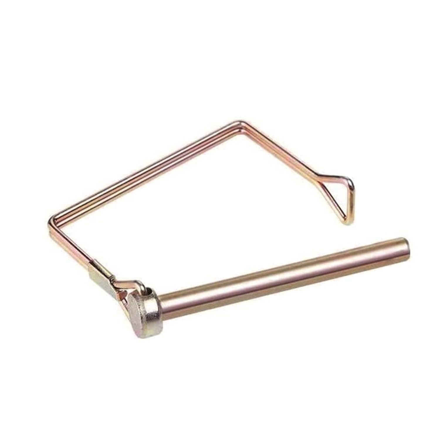 10 Pack 1/4x4 Inch Heavy Duty Trailer Coupler Lock Pins - Wire Lock PTO Shaft Hitch Pins for Secure Towing - Farm, Wagon, Lawn & Garden Trailer Accessories - Perfect for Towing Equipment, Agricultural Machinery & Outdoor Trailers