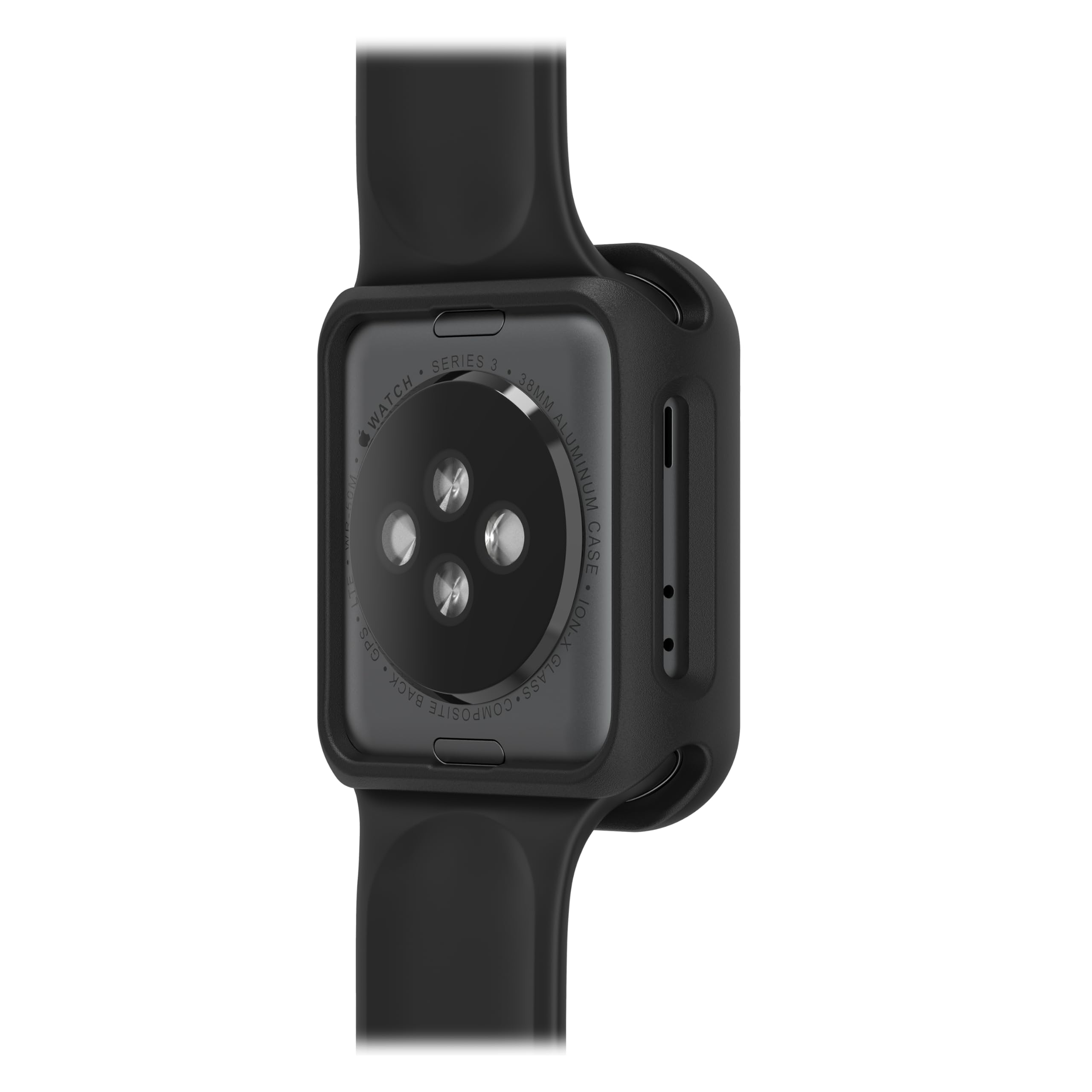 OtterBox Shockproof & Drop-Proof Protective Case for Apple Watch Series 3 (38mm) - Sleek Black Bumper Guards Display & Edges | Perfect for Workouts, Outdoor Activities & Daily Wear