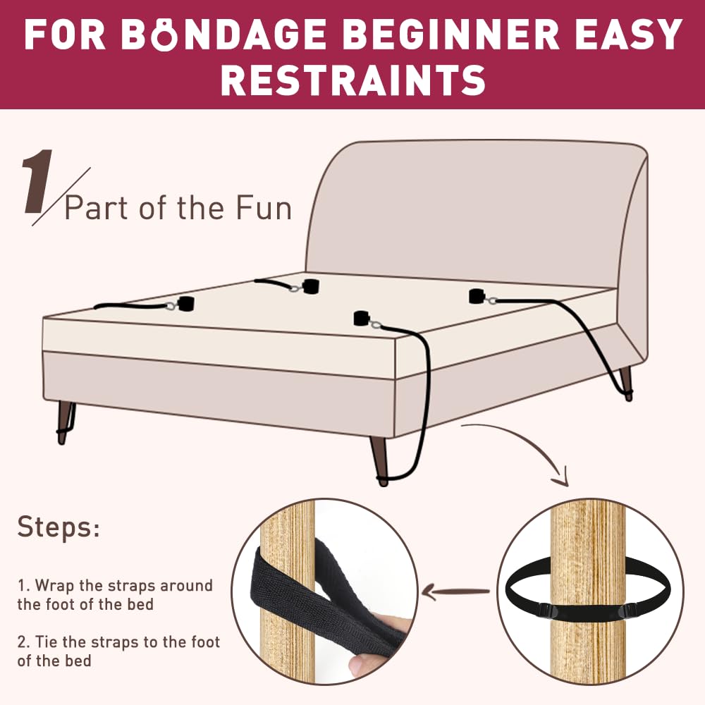 Premium BDSM Bondage Restraints Kit - 75