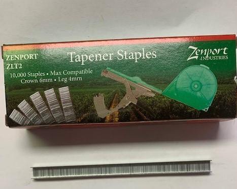 Zenport ZLT2 Tapener Staples - Heavy Duty Garden Vine & Plant Ties for Secure Growing - Perfect for Tomatoes, Grapes, and Climbing Plants