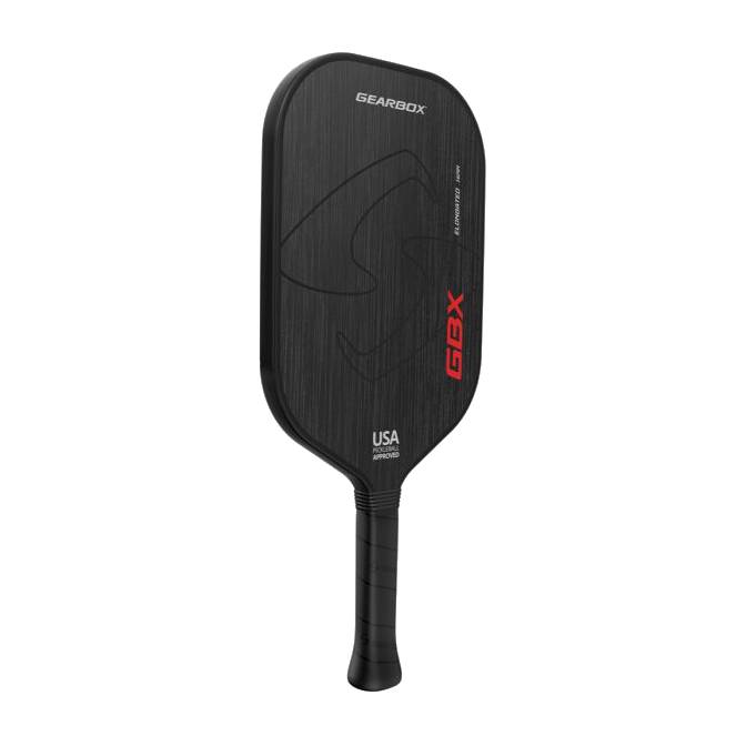 Premium Gearbox GBX Raw Carbon Pickleball Paddle - 8.5 oz Lightweight Performance Paddle for Tournament Play | Demo & Rental Available | Perfect for Competitive Matches & Outdoor Recreation