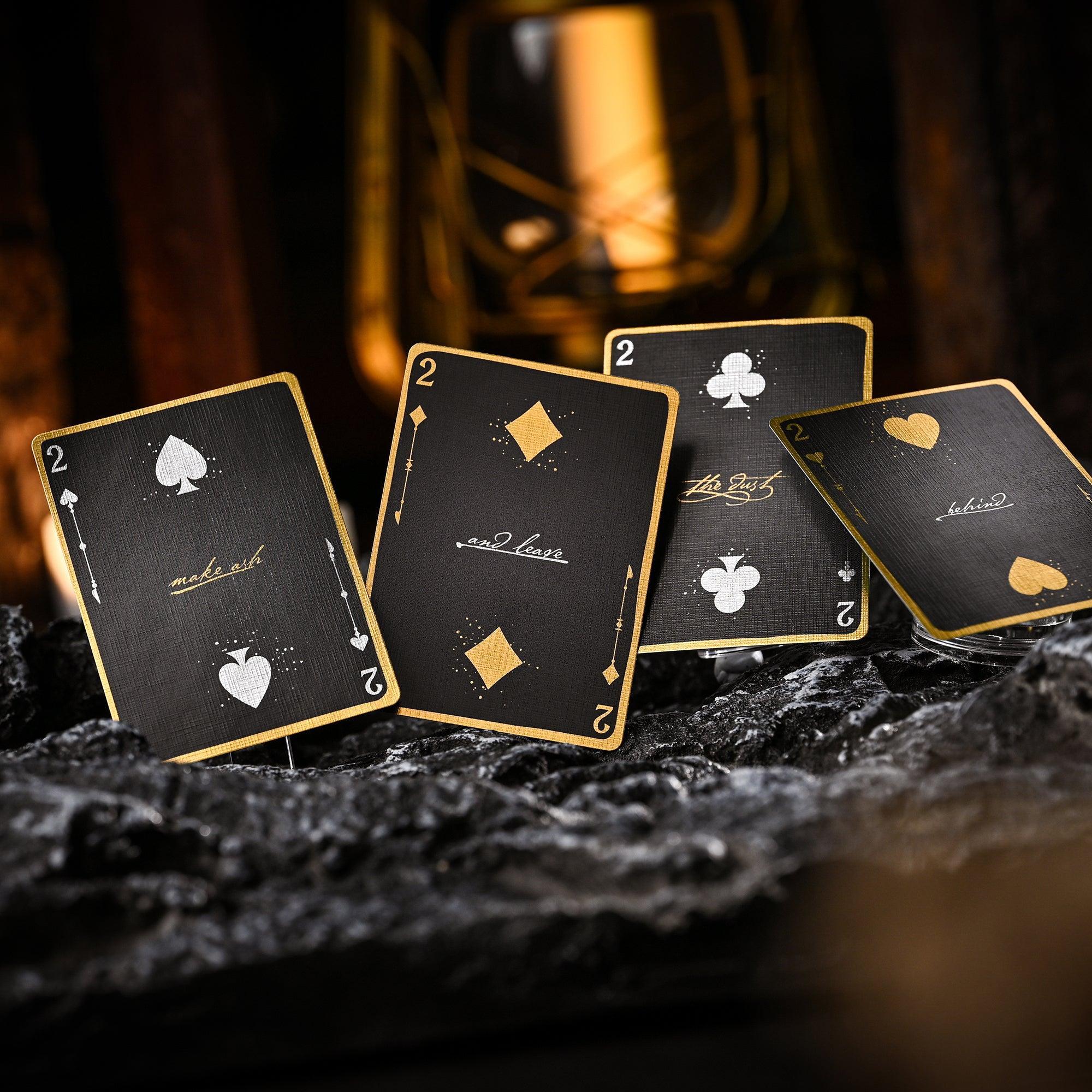 Black Requiem Counterspell Playing Cards - Premium Gothic Magic Themed Deck for Collectors & Card Games | Perfect for Poker, Magic Tricks & Game Nights