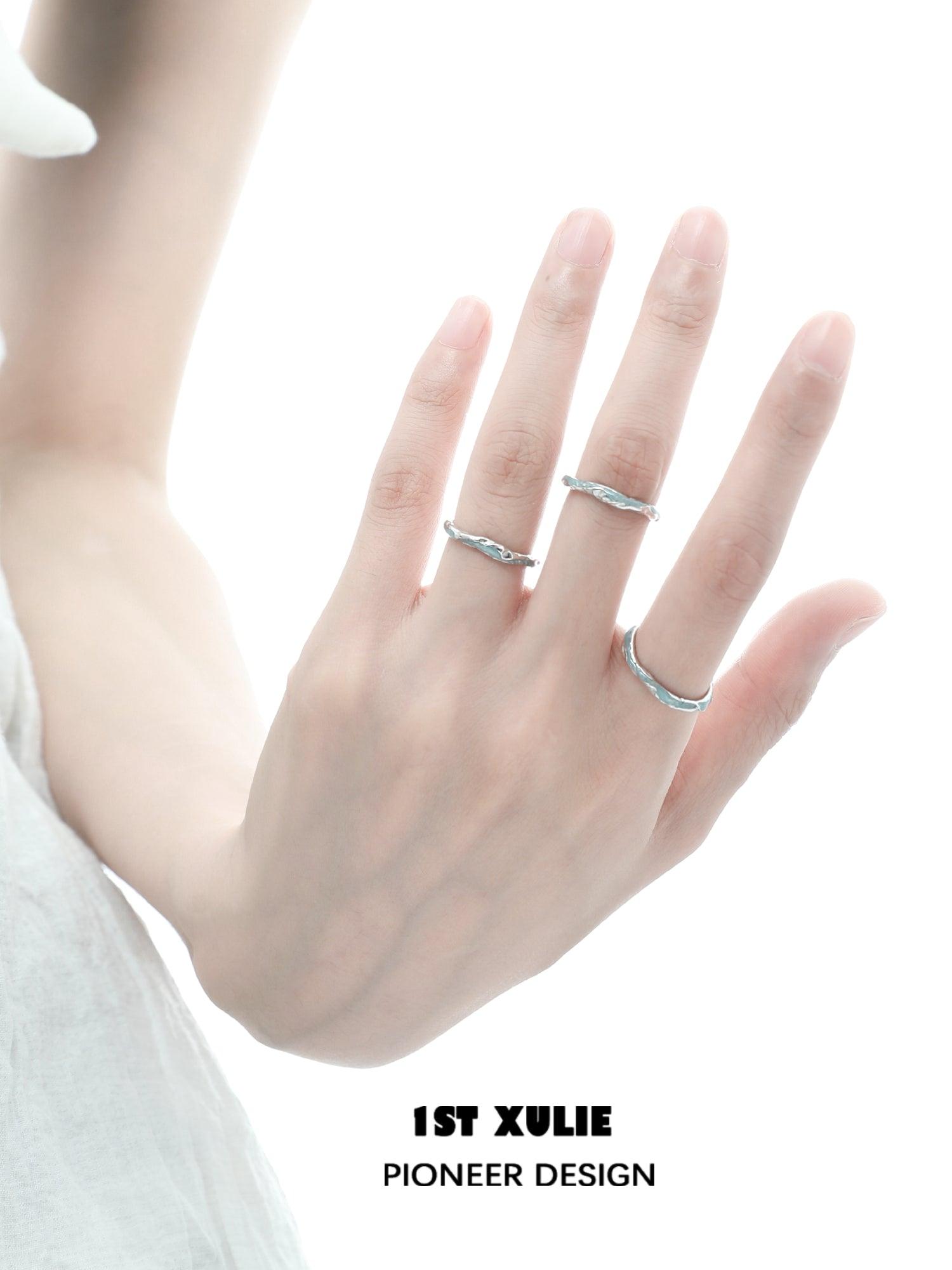 Sterling Silver Adjustable Couple Rings for Him & Her - Perfect for Anniversaries, Engagements, and Romantic Gifts