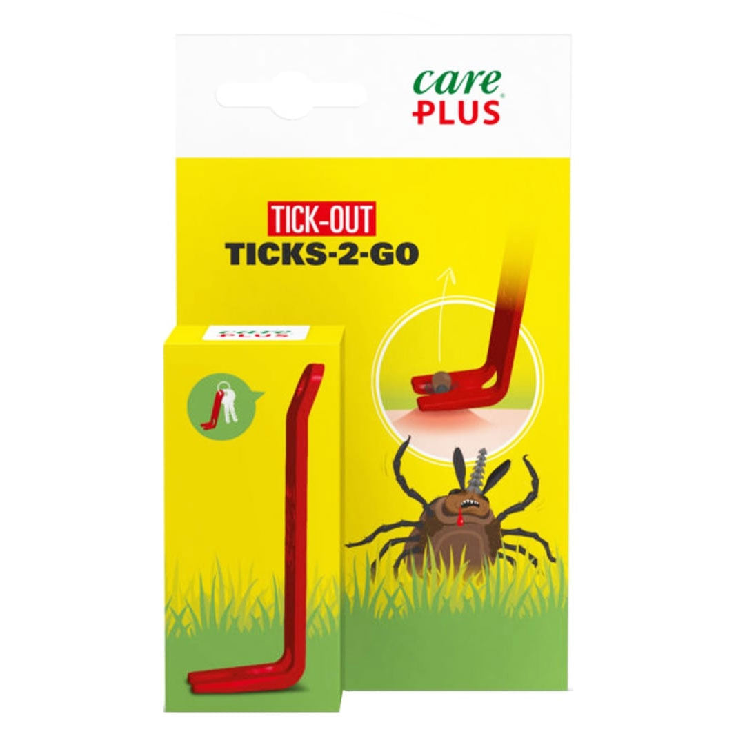Care Plus Mini Tick Removal Tool - Safe & Easy Tick Remover for Dogs, Cats & Humans - Perfect for Outdoor Adventures, Hiking & Camping