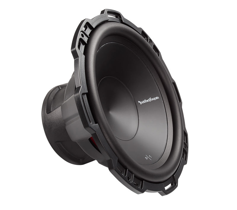 Rockford Fosgate P1S412 12-Inch 4-Ohm Car Subwoofer - Powerful Bass for Cars, Trucks & SUVs | Perfect for Music Lovers & Audio Enthusiasts | Indoor & Outdoor Use