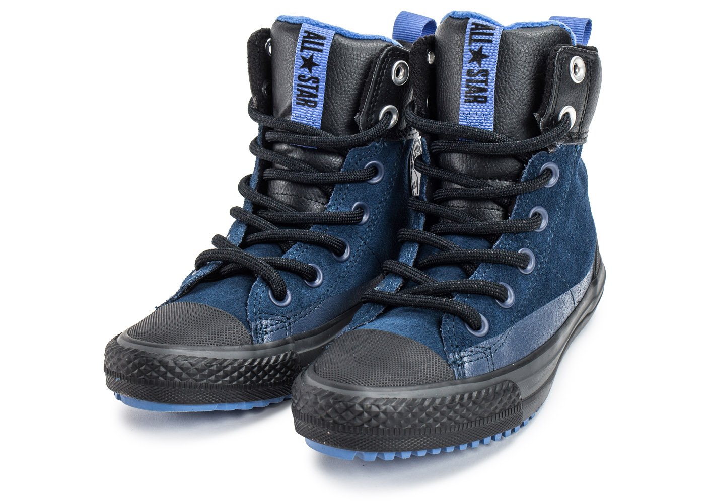 Converse Chuck Taylor All Star Asphalt Boot Hi - Navy/Oxygen Blue/Black - Unisex Kids Sneakers (Size 12 Little Kid M) - Durable High-Top Shoes for School, Play & Everyday Wear