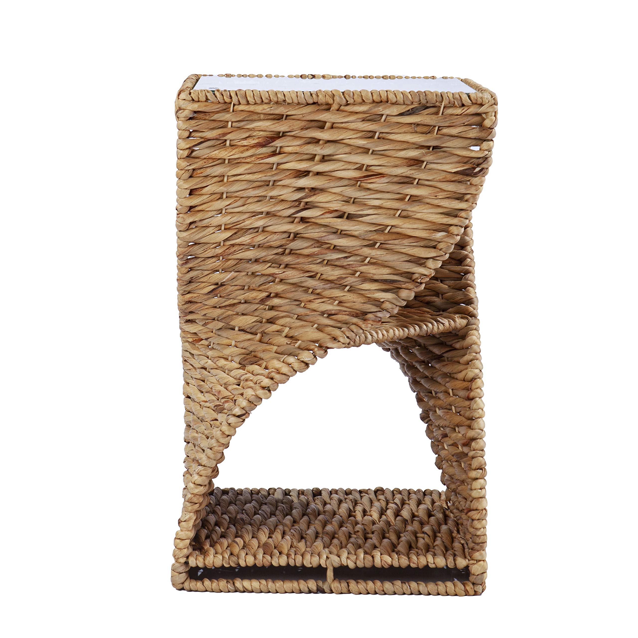 SEI Furniture Nivala Wooden Accent Table - Natural Finish - Modern Side Table for Living Room, Bedroom & Office Decor