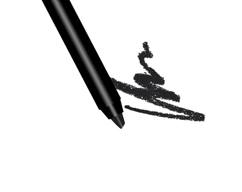 By The Clique Black Matte Face Makeup Pencil - Waterproof Eyeliner & Lip Liner | Precise Line Defining, Full Coverage, Long Lasting & Smudge Proof | Perfect for Everyday Makeup, Party Looks & Professional Makeup Artists