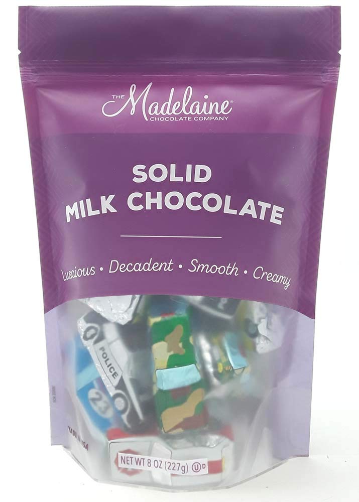 Premium Madelaine Solid Milk Chocolate Cars - Assorted Italian Foil Wrapped (1/2 LB) - Perfect for Birthday Parties, Holiday Gifts & Corporate Events