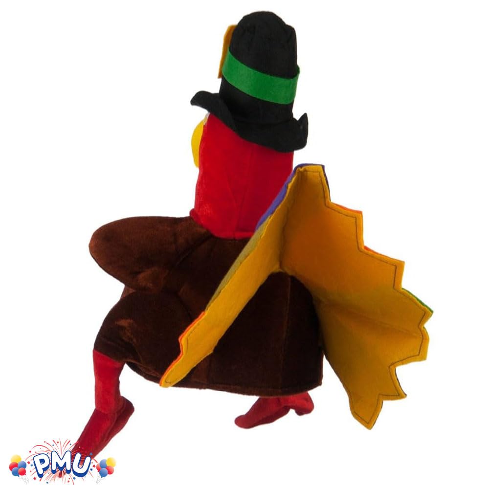 Turkey Hat for Men - Fun Thanksgiving Costume Accessory for Parties & Festive Gatherings