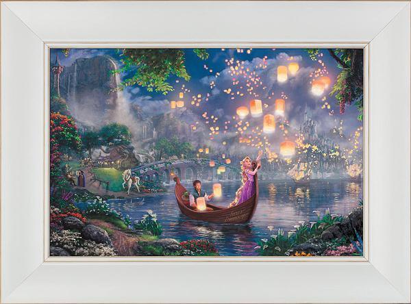Personalized Disney Tangled Framed Canvas Wall Art - Custom Name & Quote - Perfect for Kids' Room, Nursery, or Gift