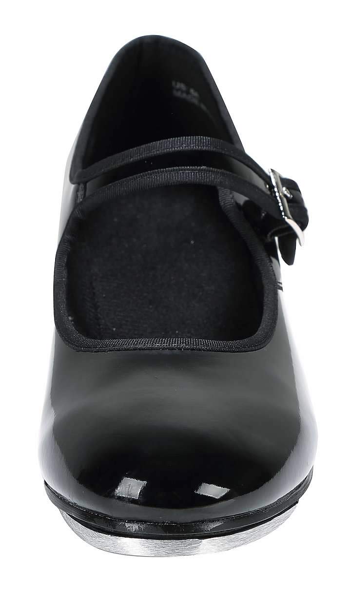 Linodes Unisex PU Leather Easy Strap Tap Dance Shoes for Women & Men - Comfortable Jazz Dance Shoes for Beginners & Professionals | Perfect for Tap Dancing, Jazz Classes & Performances