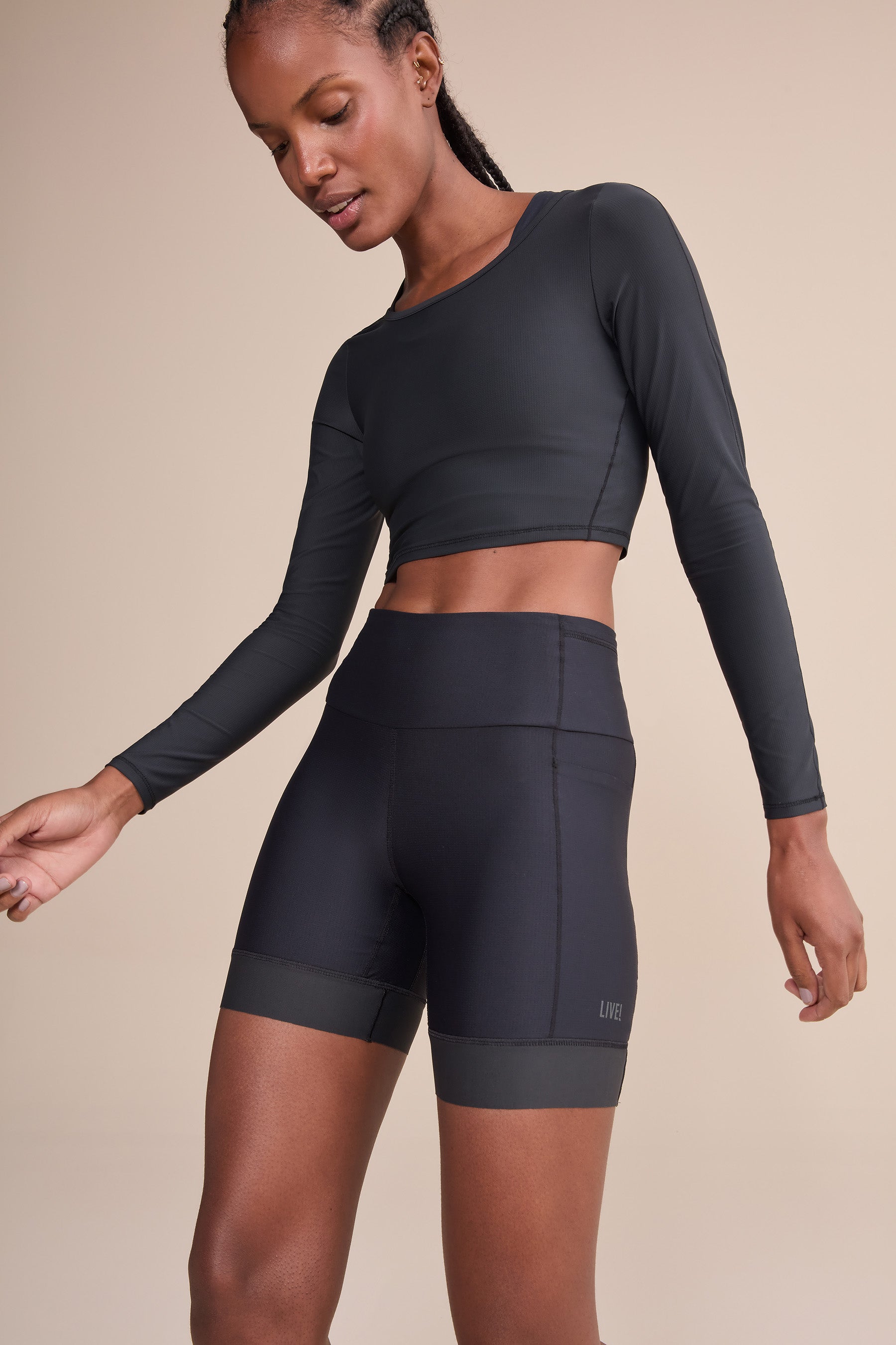 Harmony Crop Long Sleeve Tops for Women - Soft Stretchy Yoga Shirts, Workout Tees & Casual Wear - Perfect for Yoga, Gym, Running & Everyday Outfits