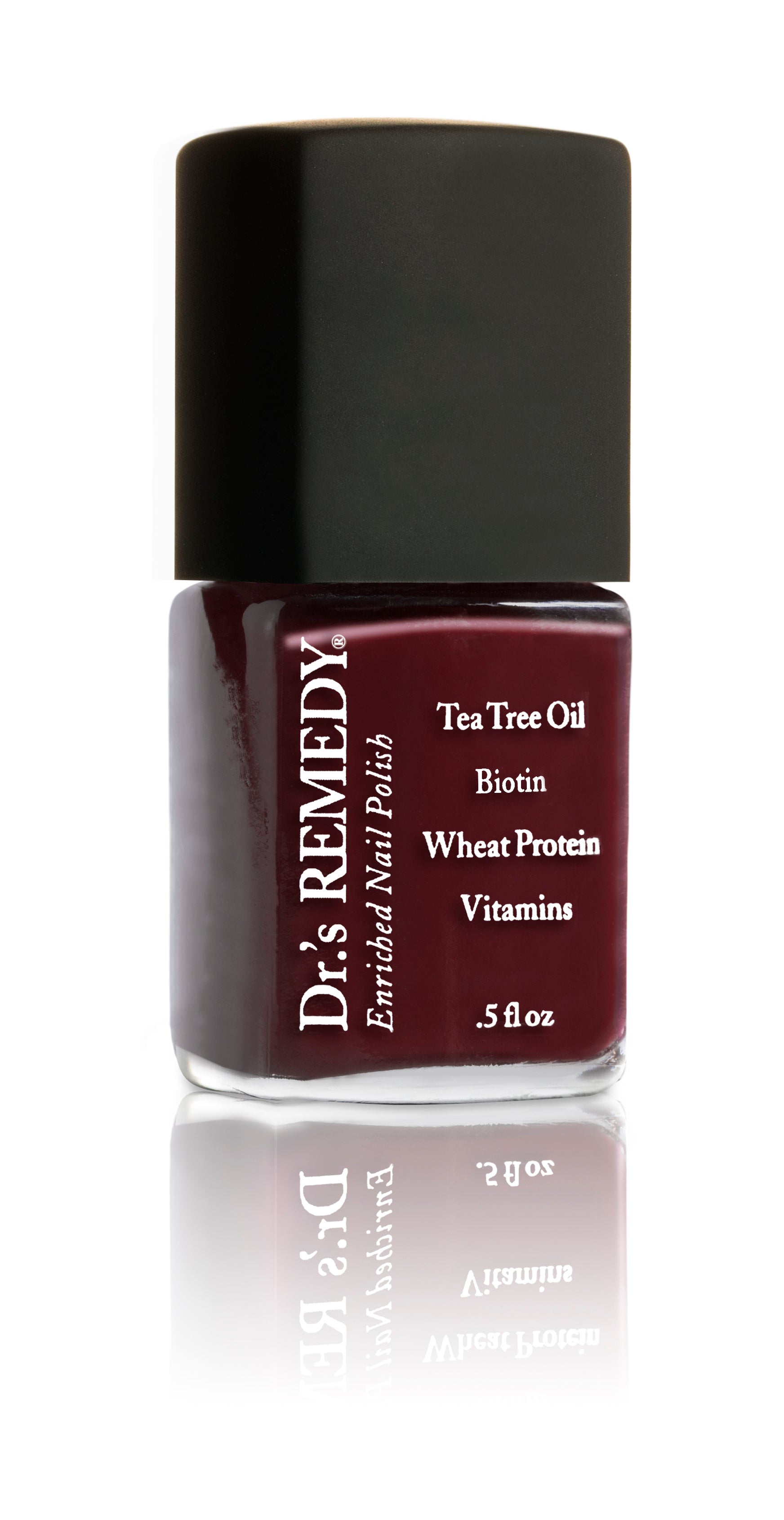 Dr.'s Remedy MEANINGFUL Merlot Nail Polish - 0.5 fl oz Vegan & 17-Free Formula for Healthy Nails - Perfect for Manicures, Pedicures & Special Occasions